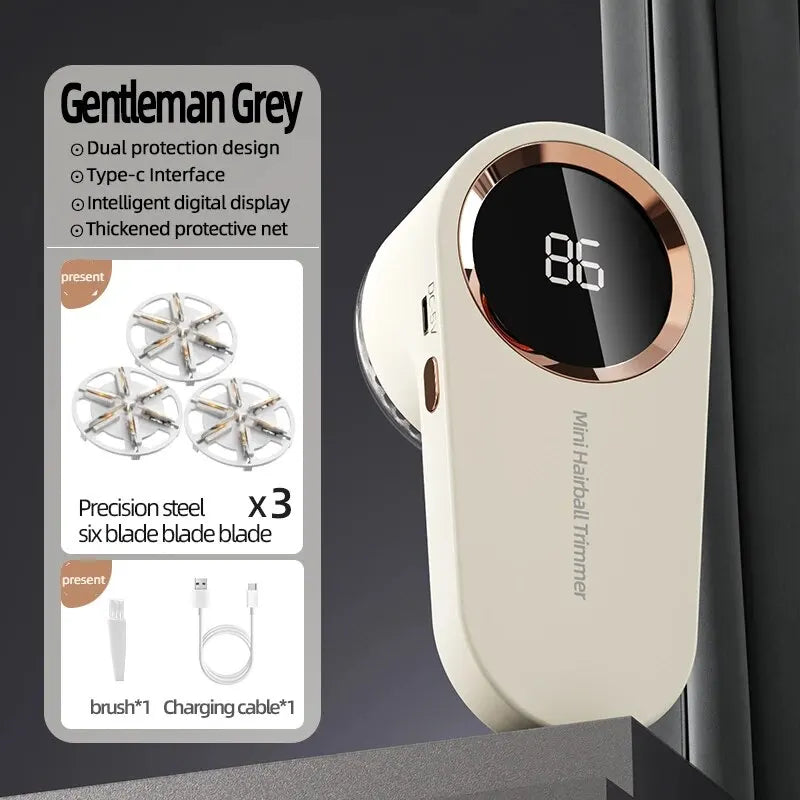 Lint Remover USB Charging Electric Pellet Machine Hair Ball Lint Trimmer Portable Electric Clothes Lint Machine High-speed Moto