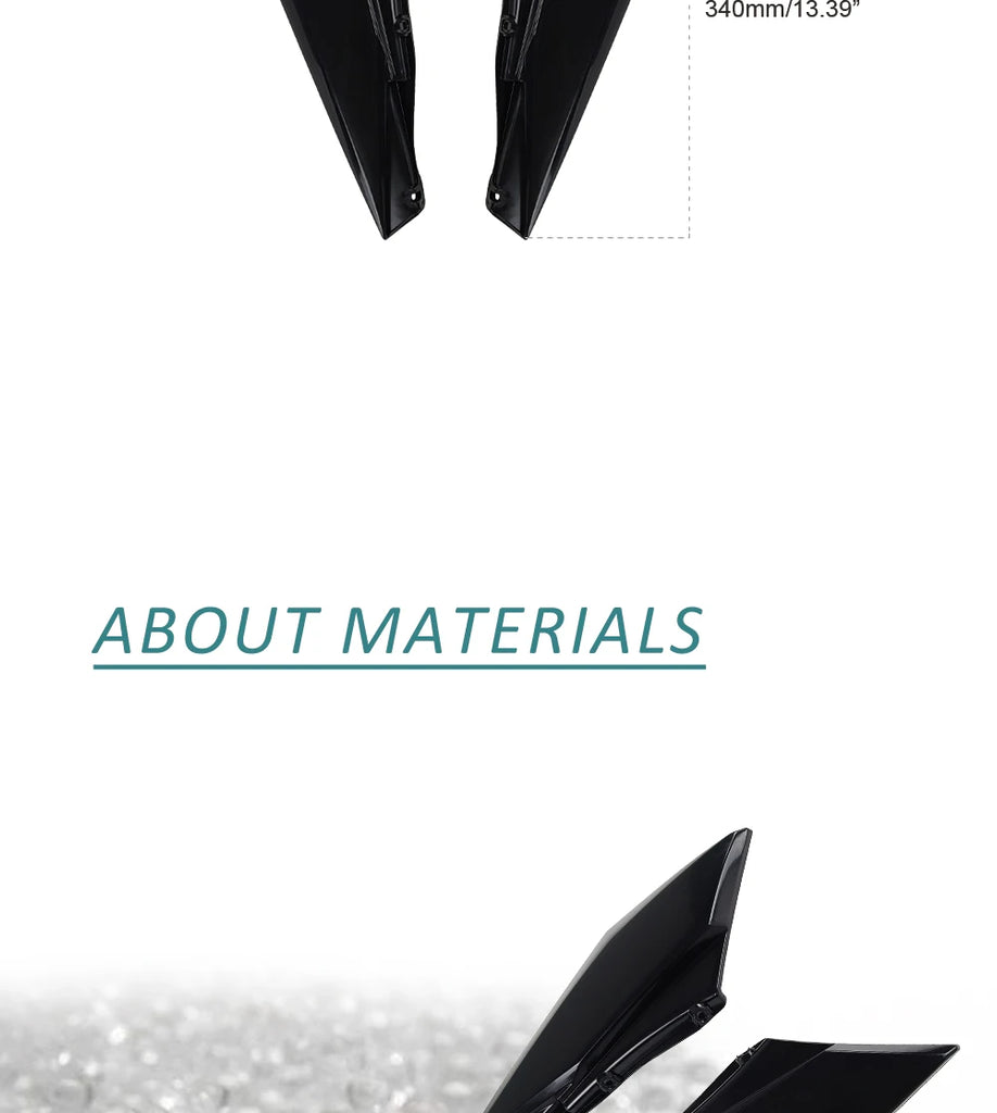 LINGQI Side fender for Second-Generation Longer Rear Fender Fit to  Light Bee X and S.