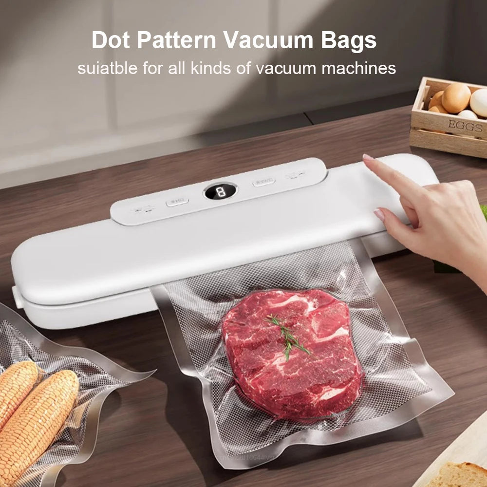Food Vacuum Storage Packaging Bags for Vacuum Sealer Meat Fruit Vegetable Vacuum Packaging Bags 12/15/20/25/30cm 500cm/roll