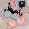 Lingerie for Girls, A Bra Cover Set Without Underwire That Makes Women Look Rounder and Larger Bra set