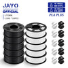 JAYO PLA + 3D Filament 1.75MM 10 Rolls PLA PLUS 3D Printer Filament Neatly Wound 3D Printing Filament 1.1kg Spool High Toughness