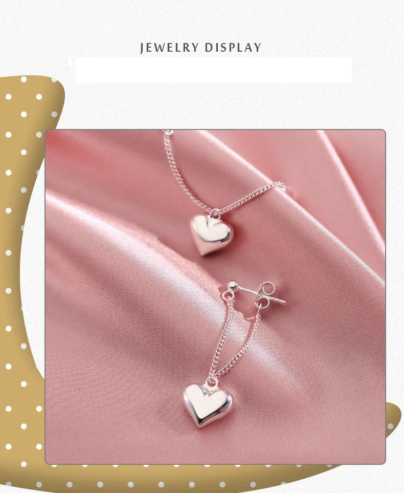 Geometric Heart-shaped Earrings For Women Girls Fashion Hollow Heart Hoop Earrings Jewelry Accessories