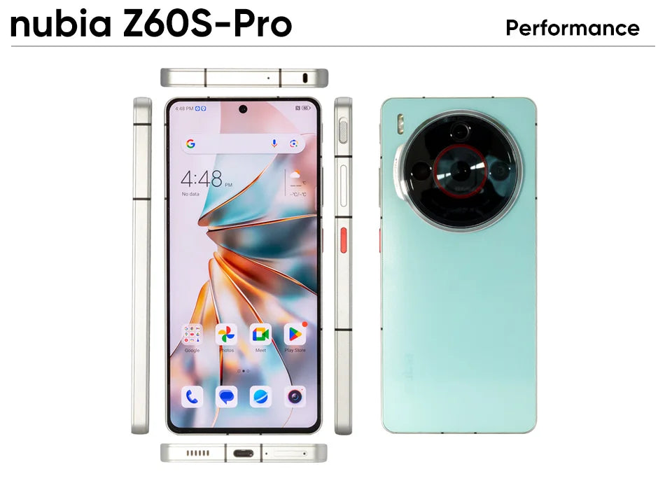 Zte Nubia Z60S Pro 5g Smartphone Snapdragon 8 Gen 2 6.78'' 120Hz Oled Screen 80W Fast Charging 50Mp Camera Android 14 Google Play Global Version
