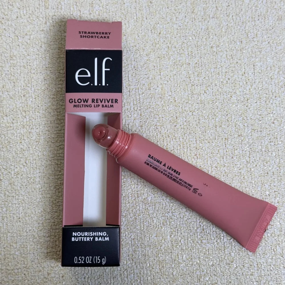 Elf Lip Balm Tinted Lip Gloss Lightweight Hydrating Nourishing Repairing Improve Lip Lines Dryness Create Naturally Plump Lips