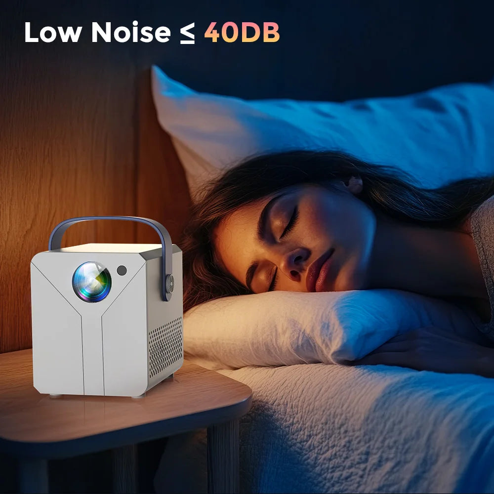 CY302 Mini Projector Android Smart Native 600P Support 1080P WIFI6 BT5.0 HDMI Home Movie Outdoor Projector Project Screen