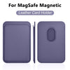 For Magsafe Leather Magnetic Wallet Case For iPhone 14 12 15 13 Pro Max Magnetic Card Bag Cover Samsung S23 S22 Ultra Accessory