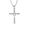 Dominic Toretto The Fast and The Furious Celebrity Vin Diesel Item Crystal Jesus Men Cross Pendant Necklace Gift Jewelry