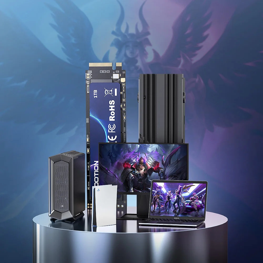 KOOTION X16Plus SSD NVMe M2 1TB 2TB 512GB Internal Solid State Hard Disk PCIe 4.0x4 2280 SSD M.2 Drive for PS5 Laptop PC