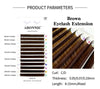 ABONNIE Dark Brown Eyelash Extension Mix 8-15mm Mink Individual Eyelash Lashes High Quality Color Natural Korean Eyelashes