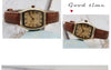 Watch for Women Small Ladies Wristwatches Brown Retro Vintage Leather Bracelet Watch Black Quartz Wristwatches Reloj Mujer