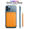 For Magsafe Leather Magnetic Wallet Case For iPhone 14 12 15 13 Pro Max Magnetic Card Bag Cover Samsung S23 S22 Ultra Accessory