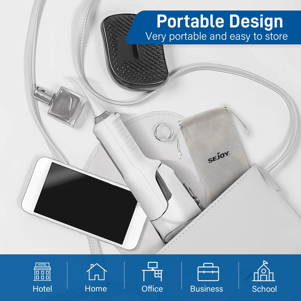 Dental Water Flosser Professional Cordless Rechargeable Electric Oral Irrigator Water Jet for Teeth Braces Care with 5 Jet Tips