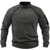Men's Tactical Hoodies Military Outdoor Pullover Long Sleeve Zippers Pullove Fleece Windproof Thermal for Hiking Camping Army