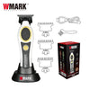 WMARK NG-7230 Professional Hair Clipper Ceramic Titanium Plated Blade 7500RPM Men's Trimmer Engraving Push with Charging Base