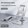 Muzisn Universal Foldable Desk Phone Holder Mount Stand For iPhone 12 13 14 15 16 Phone Holder Tablet Desktop Metal Holder