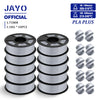 JAYO PLA + 3D Filament 1.75MM 10 Rolls PLA PLUS 3D Printer Filament Neatly Wound 3D Printing Filament 1.1kg Spool High Toughness