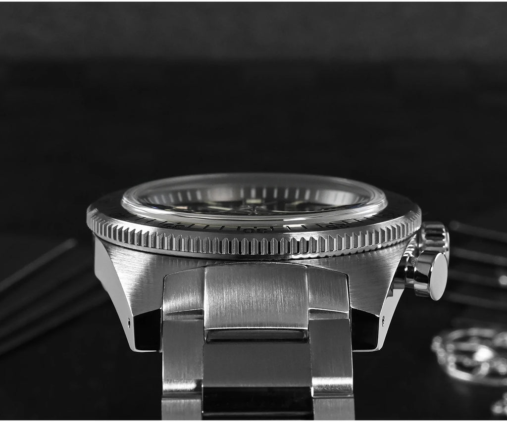 San Martin Men Watch 62mas Chronograph 40mm Fashion Business Luxury ST1901 Manual Mechanical Watches Sapphire 10Bar Luminous
