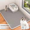 Cats Litter Mat Double Layer EVA Cat Litter Pad Large Hole Anti-Slip Sand Bowl Filter Mat Sandbox Mat for Cat Cats Accessories