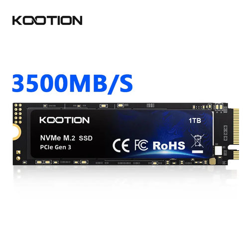 KOOTION X15 M.2 SSD 256GB 512GB 1TB SSD Solid State Drive M2 SSD M.2 NVMe PCIe Internal Hard Disk For Laptop Desktop MSI Dell HP