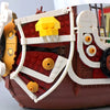 Creative Thousand Sunny Ship Model Building Block Cartoon Anime 9 Figures Pirate Boat Brick Toys Christmas Gifts for Kid 1551pc