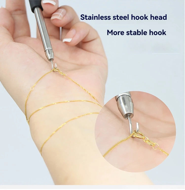 Help Wear Bracelet Tool Partner Jewelry Helper Fastening Aid Quickly Unfasten Hooking Equipment Pliers Clasps Ties Zipper Craft