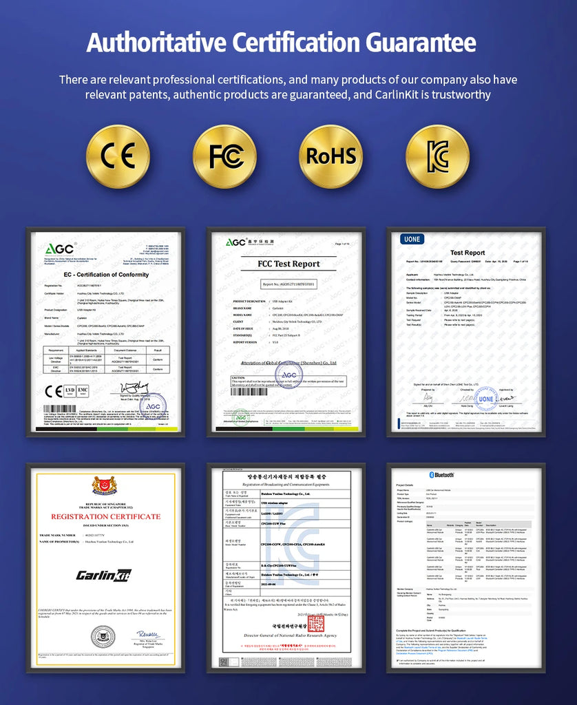 CarlinKit 5.0 2air & CarlinKit 4.0 CP2A Wireless Android Auto &CarPlay Wireless Adapter 2.4G&5.8Ghz WiFi Auto Connect OTA Update