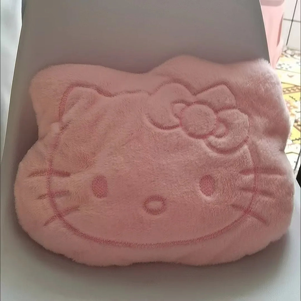 Sanrio Hello Kitty Anime Series Cute Pillow Plush Doll Pillow Company And Dormitory Seat Backrest Cushion Room Decoration Toys