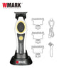 WMARK NG-7230 Professional Hair Clipper Ceramic Titanium Plated Blade 7500RPM Men's Trimmer Engraving Push with Charging Base