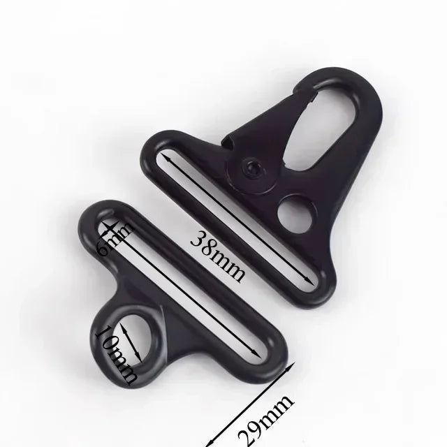 2/3/4/5/10Sets Metal Buckles For Bag Strap Swivel Lobster Clasp Spring Snap Buckle Backpack Webbing Hook DIY Sewing Accessories