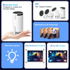 Magcubic Mini Projector Support 4K 720P with Dual Band WIFI6 5G Wireless Android 11 290 ANSI 180° Rotatable Video HY300 Pro