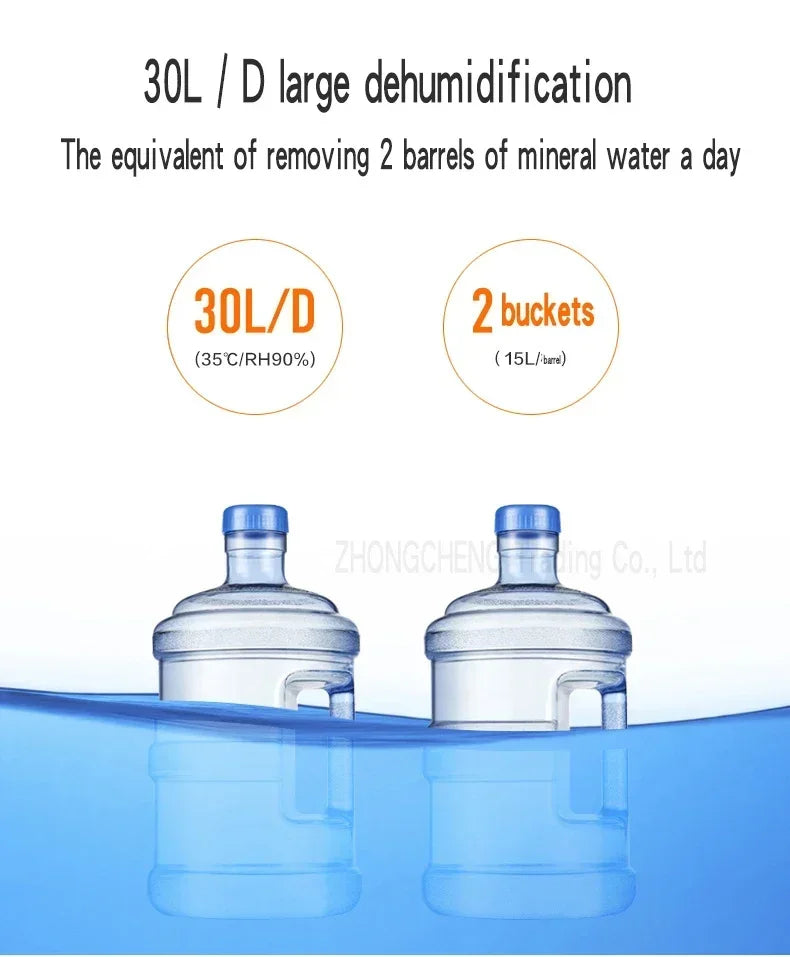 Air Dehumidifier DK01-T Dehumidifier Household Bedroom Dehumidification Industrial Basement High Power Dehumidifier Small Dryer