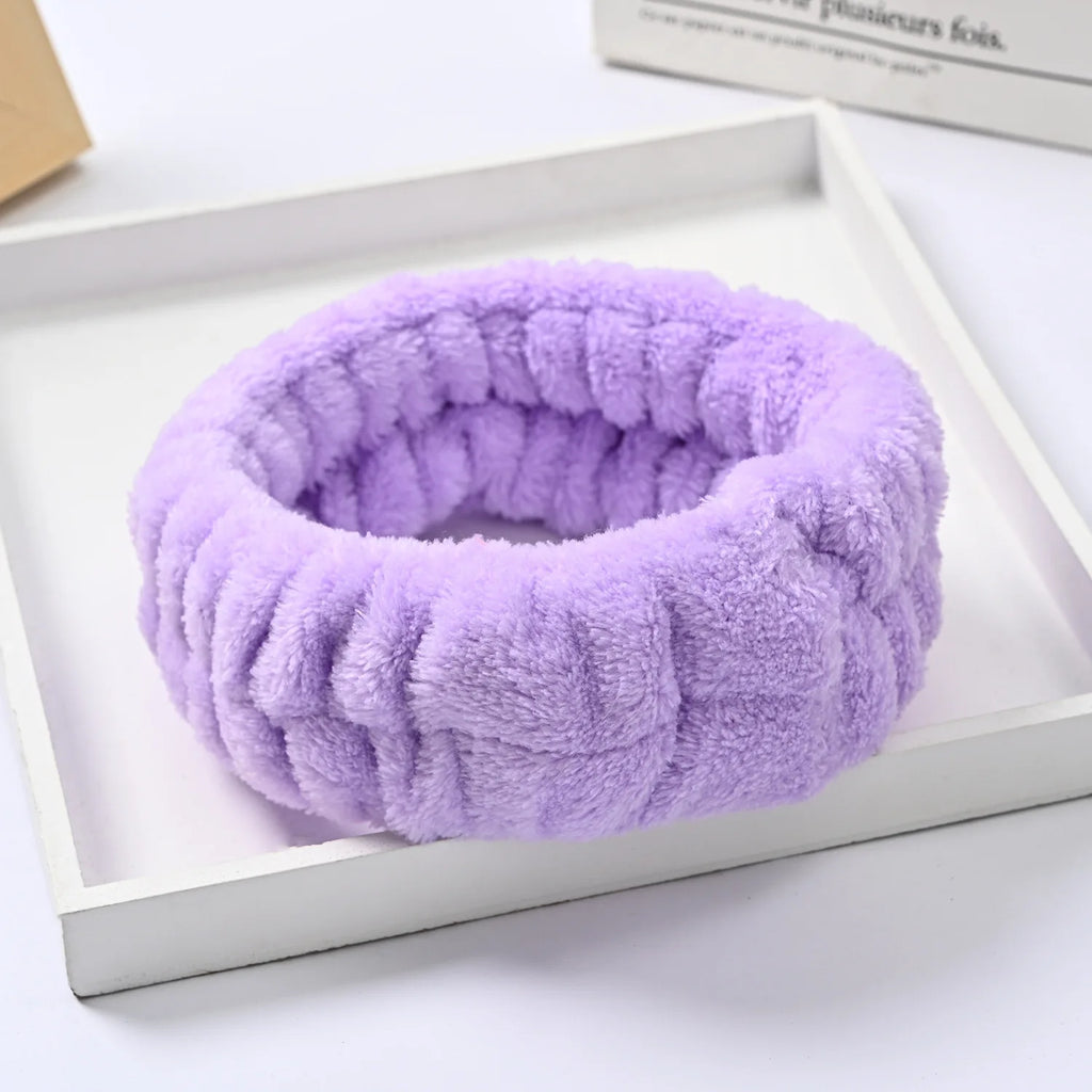 Face Wash Wristband Set Women's Headband Wristbands Absorbent Waterproof Wristbands Makeup Face Wash Hair Bands