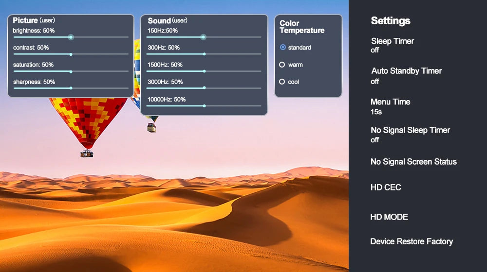 ThundeaL TDA7W Full HD 1080P Projector Android 13 WiFi6 2G 32G Projetor 4k Video TDA7 Voice Control 3D Smart Home Theater Beamer