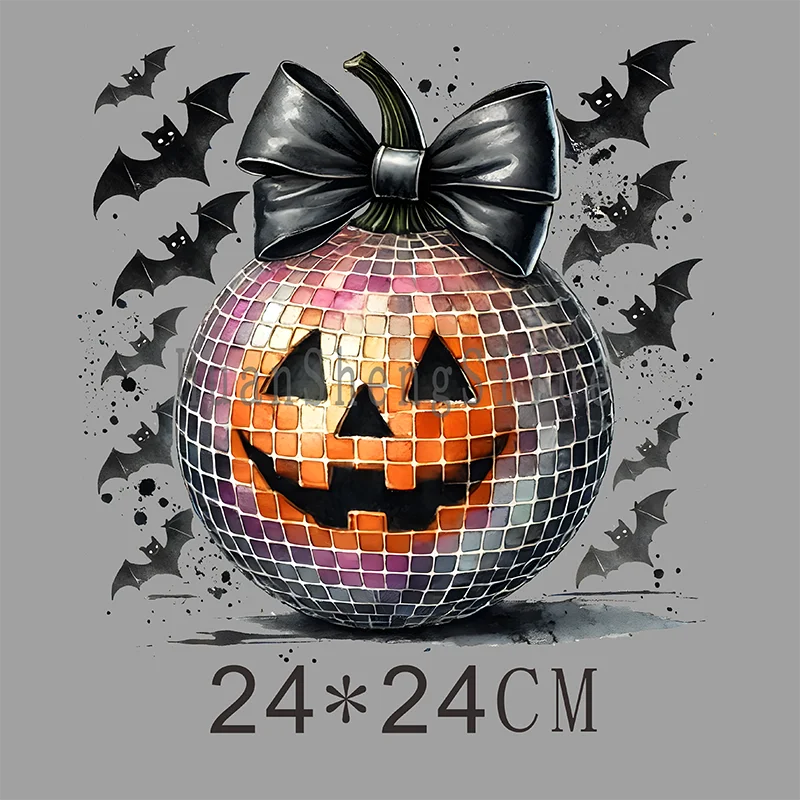 Ironed Sticker Clothing DTF Thanksgiving Halloween Fashion T-shirt Hoodie DIY Jacket Patch Is Waterproof