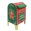 Santa Mailbox Farmhouse Christmas decorations Outdoor Garden Metal Mailbox Christmas Wishing Mailbox Leaving Message Post Box St