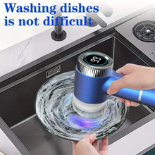 Laai beeld in Galery-kyker, Wireless Electric cleaning brush powerful IPX7 waterproof USB rechargeable automatic handheld cleaner multi function household