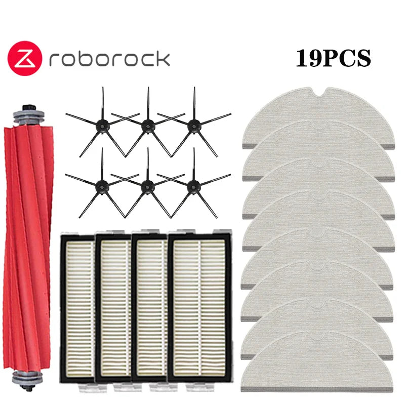 Roborock Q7 Max,Q7 Max+,Q7 Plus,T8 Hepa Filter Robot Vacuum Cleaner Spare Parts Main Side Brush Mop Cloth Dust Bag