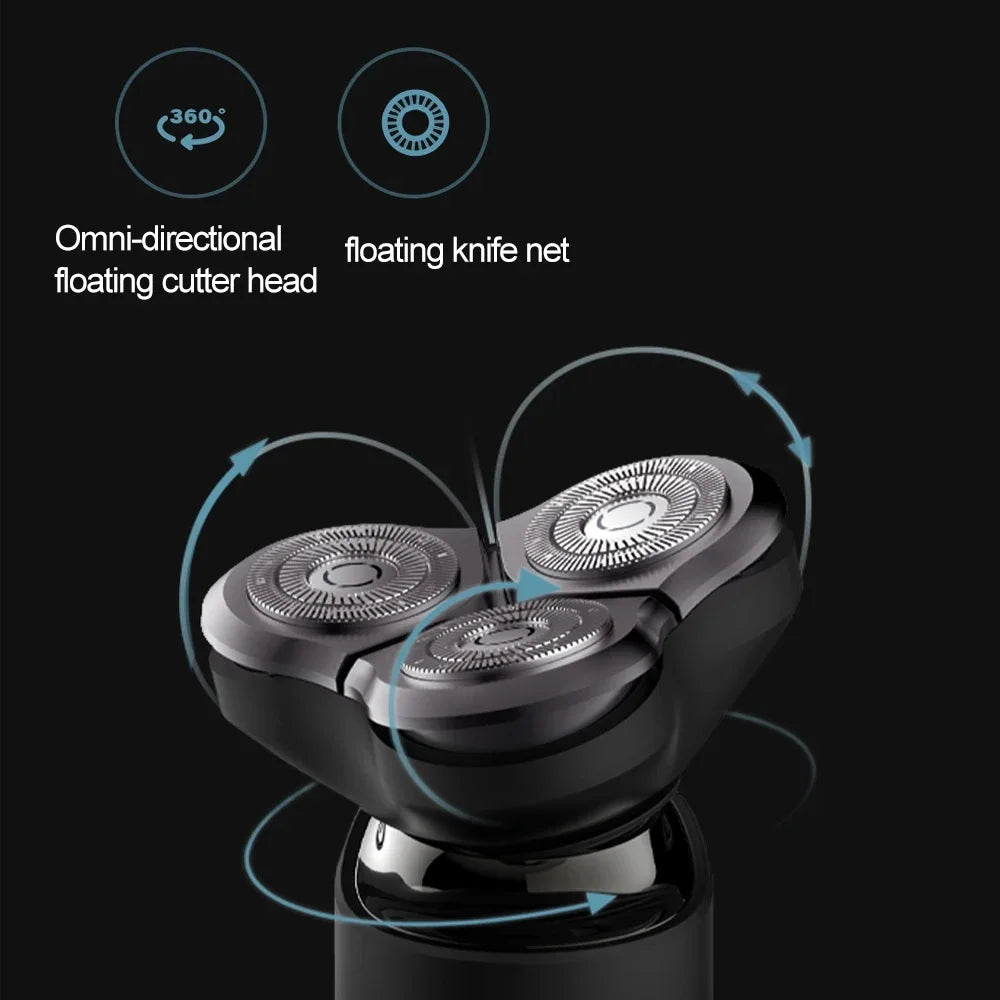 Xiaomi Mijia Electric Shaver S500 Portable Beard Trimmer Dry Wet Shaving Washable beard trimmer Electric Shaver For Man