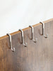 304 Stainless Steel Hook Free Punching Double S-Shape Hook Kitchen Bathroom Cabinet Door Silvery Type Coat Towel Storage Hanger