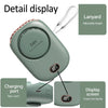 Hanging Neck Fan Portable Mini Fans with Adjustable Lanyard Bladeless USB Rechargeable Sports Cooling Fan for Kids Travel