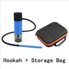 Portable Car Hookah Set with Silicone Hose Mini Shisha for Outdoor Travel Mobile Shisha Narguile Chicha Cachimbas