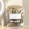 Desktop Makeup Organizer Transparent Jewelry Cosmetic Storage Box Dustproof Large Capacity Makeup Container Jewelry Lipstick Box