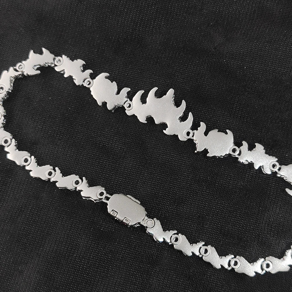 Hip Hop Jewelry New Fashion Jewelry Evil Eye Necklace Luxury Red CZ High Quality Men Women Eye Necklace Drop shipping  ﻿