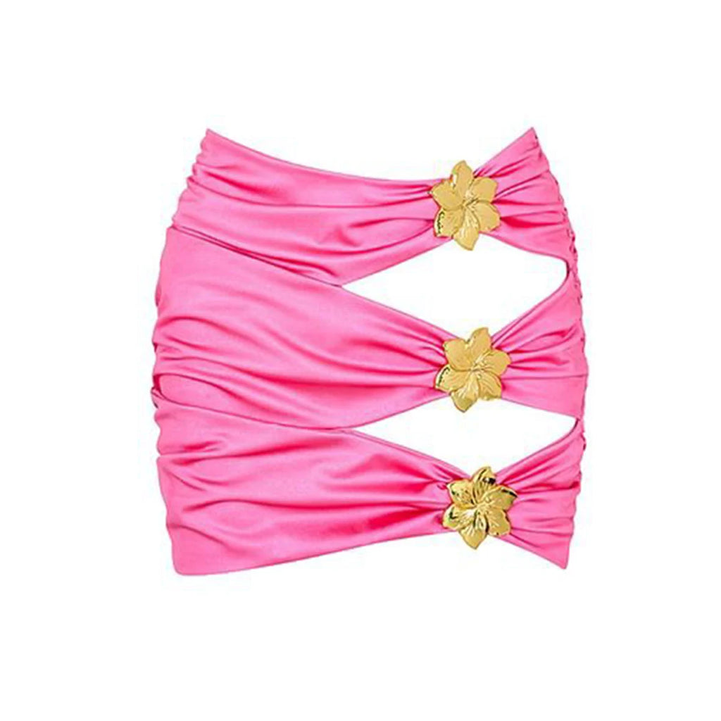 Sexy Starfish Bikini Set With Skirt Women Two-Pieces Swimsuit 2025 New High Fork Skirt Set Biquini Swimwear For Girl Clothing