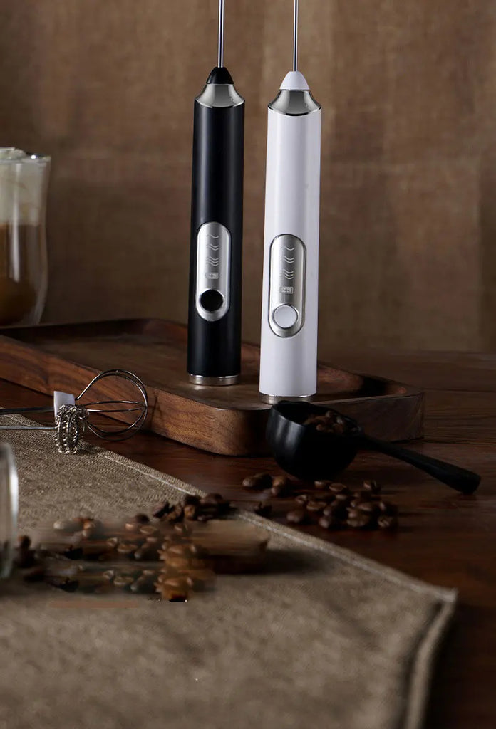 Portable Rechargeable Electric Milk Frother Foam Maker Handheld Foamer High Speeds Drink Mixer Coffee Frothing Wand whisk