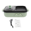 Electric Hot Pot With Grill Area Multi-purpose Hot Pot 2-In-1 Dual Temperature Control