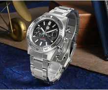 Load image into Gallery viewer, San Martin Men Watch 62mas Chronograph 40mm Fashion Business Luxury ST1901 Manual Mechanical Watches Sapphire 10Bar Luminous