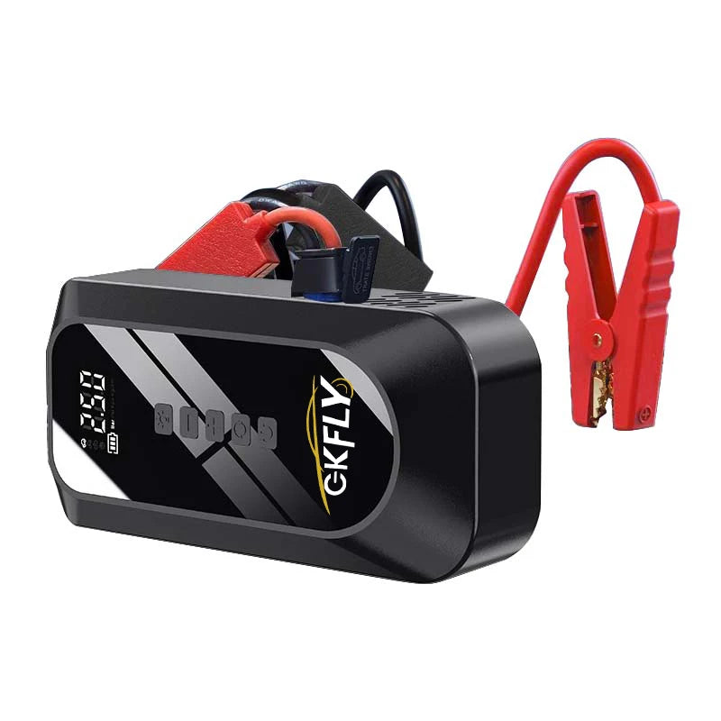 2000A Car Jump Starter Air Pump Multi-Function 4 In 1 Air Compressor Power Bank Car Battery Starter Starting Auto Tyre Inflator