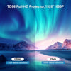 ThundeaL Full HD 1080P Projector TD98W for 2K 4K Video Audio WiFi Android Home Theater TD98 Cinema Beam Projector PK DLP Beamer