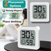 Mini LCD Digital Thermometer Hygrometer Indoor Convenient Electronic Temperature Hygrometer Sensor Meter Household Thermometer